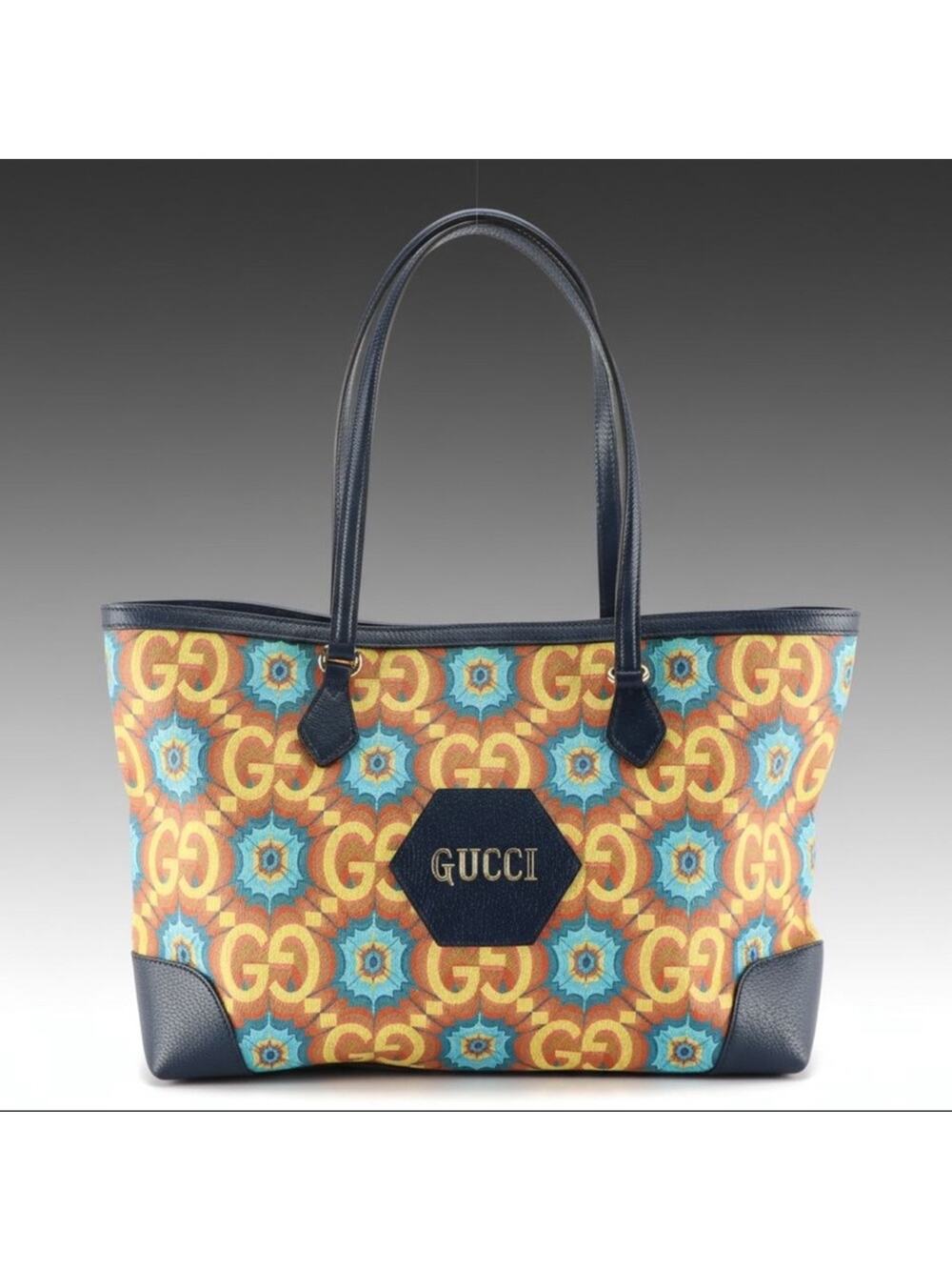 Gucci 100 Ophidia Tote Bag Multicolor Kaleidoscope Limited Edition, Rare EUC